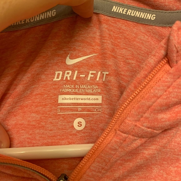 Pink Nike Half Zip Jacket - Picture 2 of 4